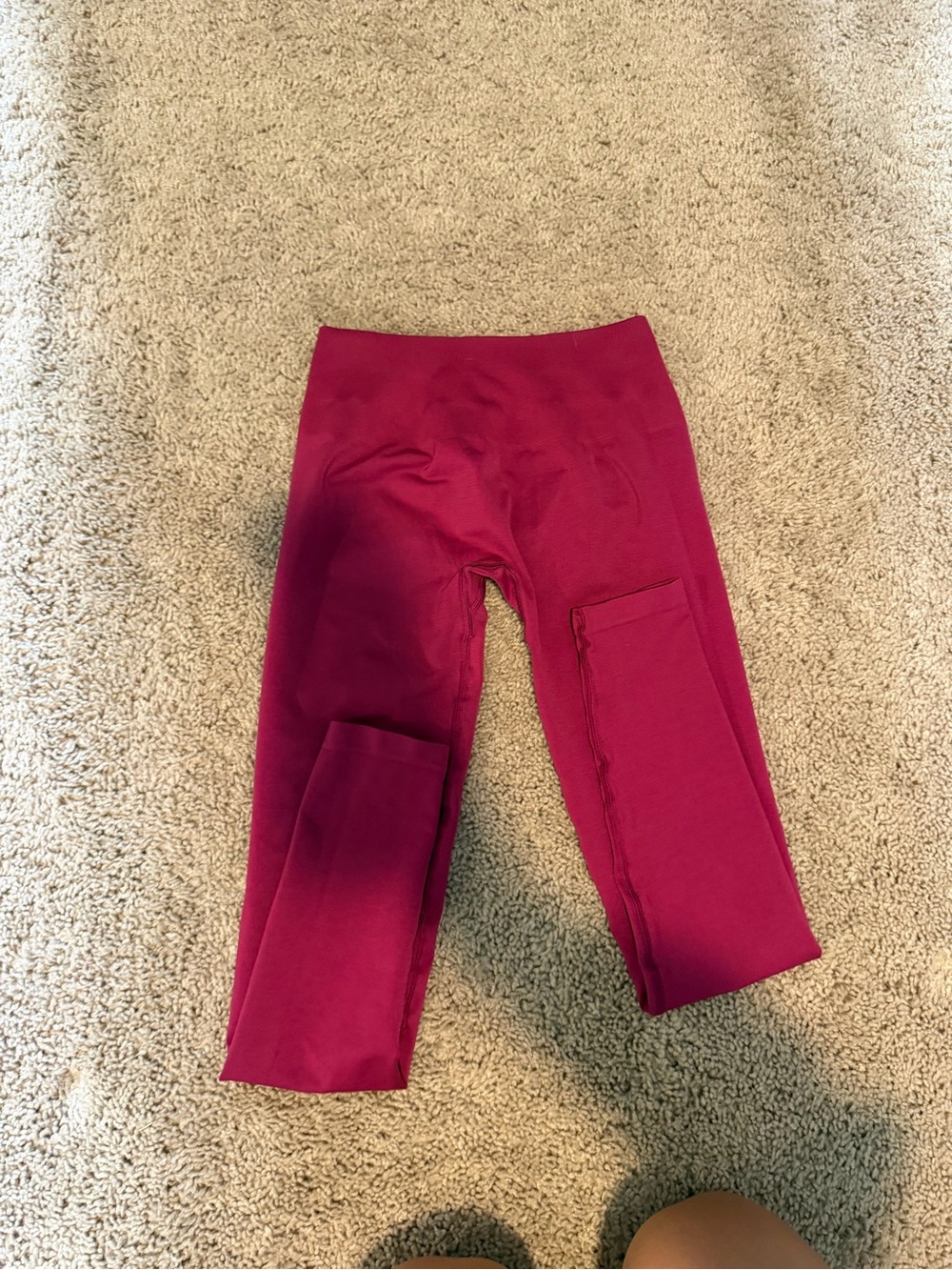 Alphalete Magenta High-Rise Seamless Leggings with Side Pocket